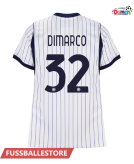 Günstige Inter Milan Federico Dimarco #32 Auswärtstrikot Damen 2026-27 Kurzarm